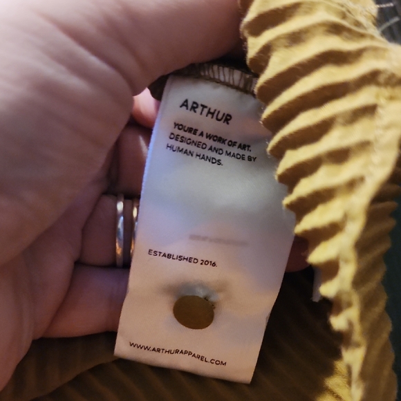 Ribbed Mustard Pantsuit - Picture 4 of 10